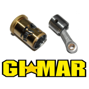 Gimar Strike GT piston, liner and conrod set