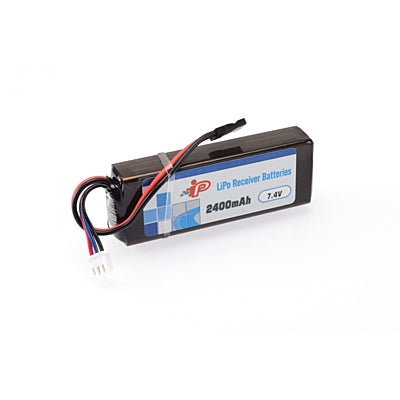 Intellect 2400mAh 7.4V 2S RX LiPo Flat