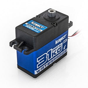 Konect Waterproof Metal Gear (0.09s/31kg/7.4V) Servo